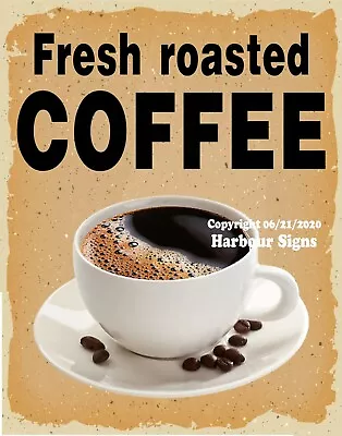 Buy Fresh Roasted Coffee DECAL (CHOOSE YOUR SIZE) V Food Truck Concession Sticker • 15.99$