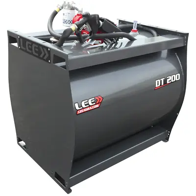 Buy LEE   DT 200 / One 200 Gallon Diesel Fuel Tank W/ 20GPM Pump. Gray. • 2,325$