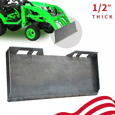 Buy 1/2  Quick Tach Attachment Mount Plate Heavy Duty Steel Front Loader Plate • 168.29$
