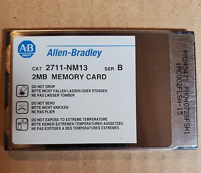 Buy Allen Bradley 2711-nm13 Series B 2mb Plc Module New • 468$