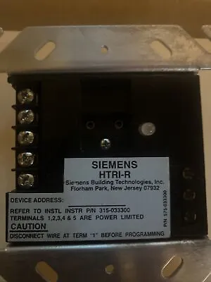 Buy Siemens 500-033300 HTRI-R Intelligent Single Interface Module W/Relay • 85$