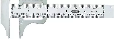 Buy Slide Caliper #729, 16th And 32nd Graduation, 0 To 4-Inch Range, Inside And Outs • 22.99$