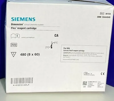 Buy DF23A Siemens Dade Dimension (CA) Calcium (8 Flex Cartridges, 480 Tests / Kit) • 75$