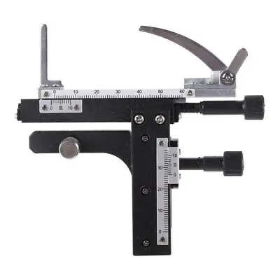 Buy Microscope Attachable Mechanical Stage X-Y Moveable Caliper Vernier With Scale • 13.29$
