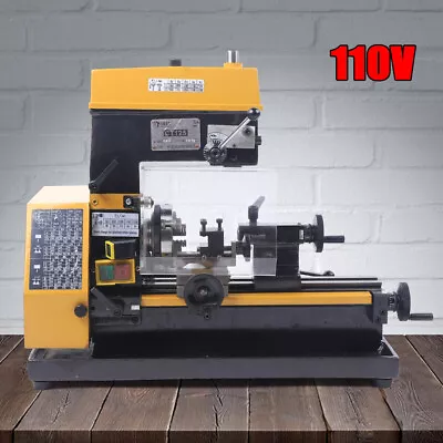 Buy CT125 3-in1 Precision Turning Milling And Drilling Machine 110V Metal Wood Lathe • 1,121.19$