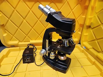 Buy Bausch & Lomb Flat Field Dynazoom Microscope 4x, 10x, 40x, 100x Oil  • 195$