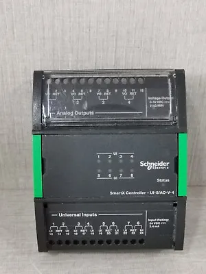 Buy Schneider Electric Ui-8/ao-v-4 Smartx Controller Sxwui8v4x10001- W/o Front Cover • 185$