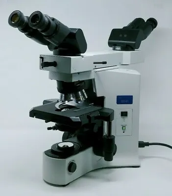 Buy Olympus Microscope BX41 With Front To Back Bridge And 2X (Dual Head Microscope) • 8,580$