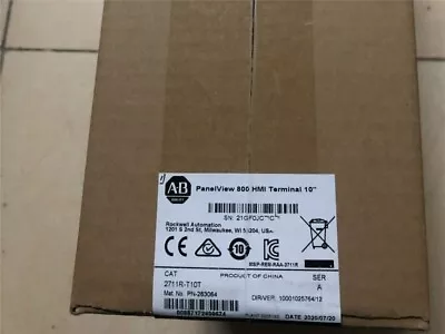 Buy High Quality Allen Bradley 2711R-T10T PanelView 800 Graphic Terminal • 1,099$