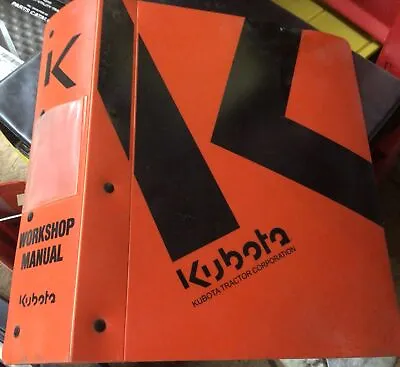 Buy New Kubota Service Workshop Manual M4N-071 9Y111-16720 With Binder • 34.99$