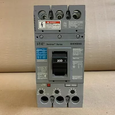 Buy Siemens FXD63B200 3 Pole 200 Amp 600V Gray/Blue Label Circuit Breaker • 399$