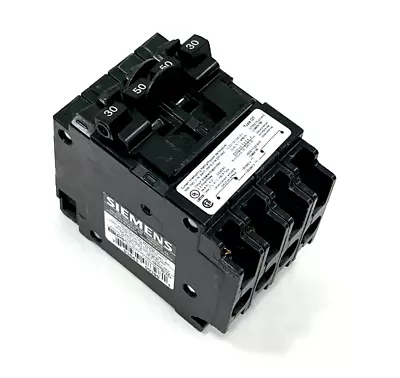 Buy Siemens Q23050CT2 2 Pole 30A 2 Pole 50A 120/240VAC Plug In Quad Breaker New • 39.95$