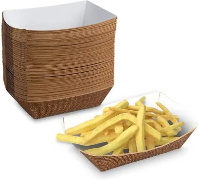 Buy MT Products 1 Lb Hearthstone Paper Food Trays / Food Boats - Pack Of 100 • 17.01$