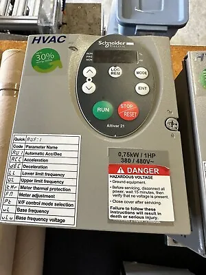 Buy Schneider Electric ATV21H075N4 Variable Frequency Drive • 75$
