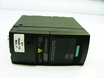 Buy Siemens Micromaster 420 Inverter Drive 6SE6420-2UD17-5AA1 • 81.07$