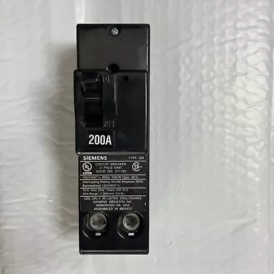 Buy Siemens 200 Amp Double-Pole 10 KA Type QN Circuit Breaker • 99.99$