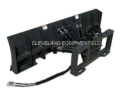Buy NEW 108  SNOW PLOW / DOZER BLADE ATTACHMENT Skid Steer Track Loader 4-Way Angle • 3,985.25$