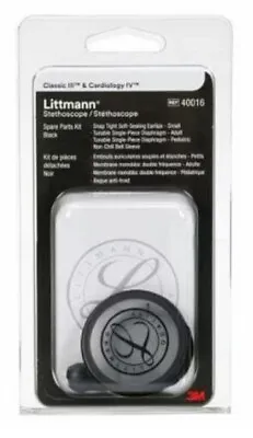 Buy 3M Littmann Steth Spare Parts Kit Class III/Card IV-BLACK 40016-By Medicos Club • 38.99$