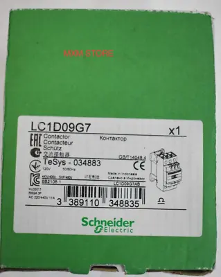 Buy Original Schneider Electric Lc1d09g7 / Lc1d09g7 Brand New • 65$