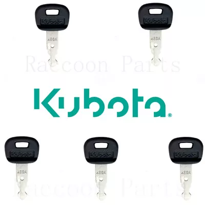 Buy 5X Kubota Ignition Keys 459A Excavator Backhoe Skid Steer Track Loader /w Logo • 8.95$
