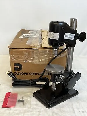 Buy NEW IN BOX DUMORE 16-021 Bench Style Hi Speed Drill Press Jewlers Watch 8576 • 949.99$