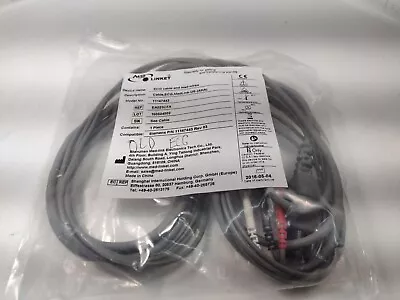 Buy 3 Lead EKG Trunk Cable 6 Pin With Disposable ECG DIN Leadwires Siemens 11147443 • 18$