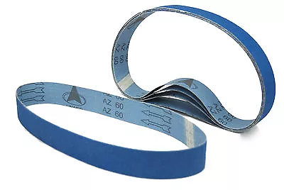 Buy #60 Grit 1-1/2  X 30  Zirconia Alumina Sanding Belt 40A BLUEROCK & Metabo Pipe • 16.75$