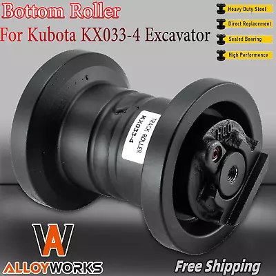 Buy Bottom Roller For Kubota KX033-4 Excavator Undercarriage Heavy Duty RC788-21702 • 114.95$