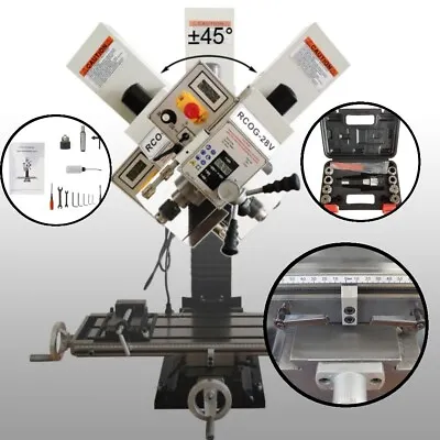 Buy Multi-functional Drilling&Milling Machine 1300W R8 Brushless New Bench Driller • 2,037.60$