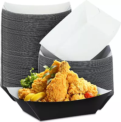 Buy Disposable Paper Food Tray Paper Food Boats Grease Resistant Popcorn Tray For Se • 47.55$