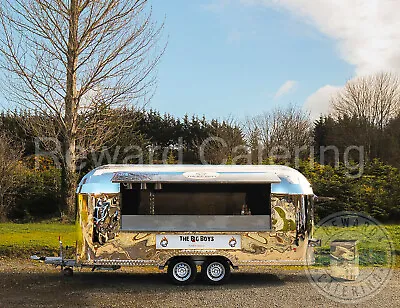 Buy New Airstream Mobile Food Trailer Suitable For Burger, Coffee Gin Prosecco Pizza • 22,560.85$