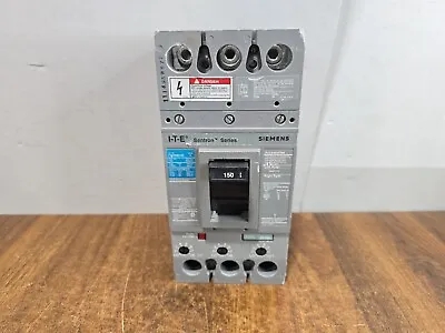 Buy Siemens FXD63B150 Series A 150 Amp Type FXD6-A Circuit Breaker 600 V AC 3 POLE • 124.99$