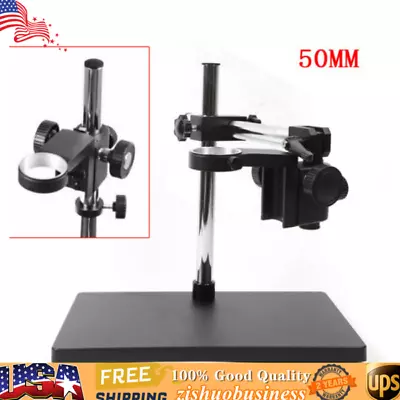 Buy Digital Microscope Camera Dual Arm Set 50mm Table Stand Holder Lift Bracket Lab • 79.80$