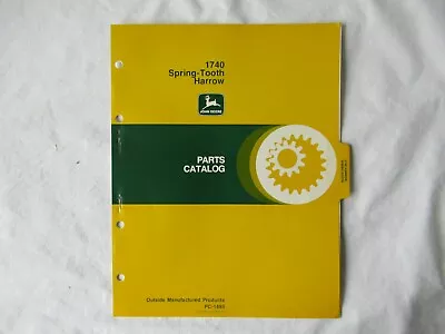 Buy 1978 John Deere Spring-tooth Harrow Parts Catalog Manual PC-1495 W/ 4430 Tractor • 11.99$