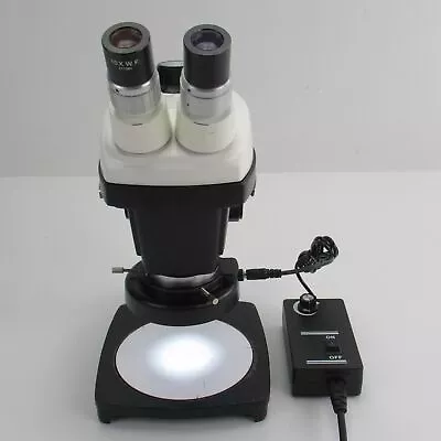 Buy Bausch & Lomb Stereo Zoom 5 Microscope W/ 10x Eyepieces, Stand & Led Light Ring • 299.95$