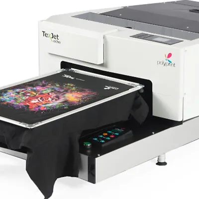 Buy Texjet Echo DTG Digital T-Shirt Printer Full Color+ White Direct To Garment CMYK • 8,800$