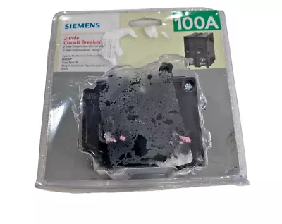 Buy Siemens Q2100 100A 2 Pole 120/240V Electrical Circuit Breaker - Black • 39.99$