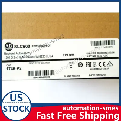 Buy New Sealed 1746-P2 Allen Bradley Chassis Power Supply PLC 1746-P2 • 181.77$