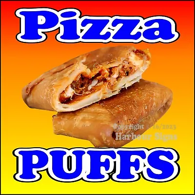 Buy Pizza Puffs DECAL (Choose Your Size) Concession Food Truck Vinyl Sign Sticker • 39.99$