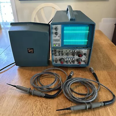 Buy Tektronix T935A  35MHZ Oscilloscope  With 2 Testers - Power Tested Only • 99.99$