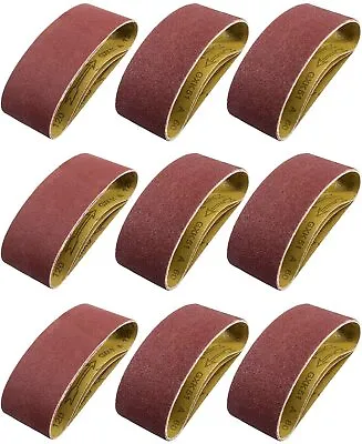Buy 20PCS 3x21 In Sanding Belts 40 60 80 120 150 240 400 Grit Belt Sander Sandpaper • 22.69$