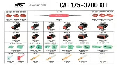 Buy CAT 175-3700 308 Pc. Deutsch Connector Kit. 14-20 Gauge. CP-463 Crimper Included • 219.89$