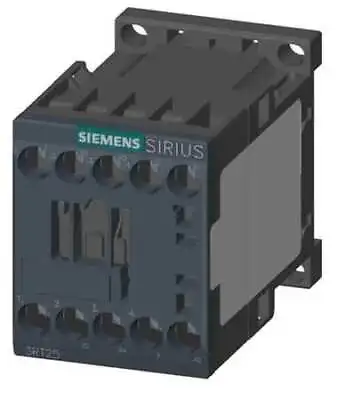 Buy Siemens 3Rt25161ab00 Iec Magnetic Contactor, 4 Poles, 24 V Ac, 9 A, Reversing: • 71.95$