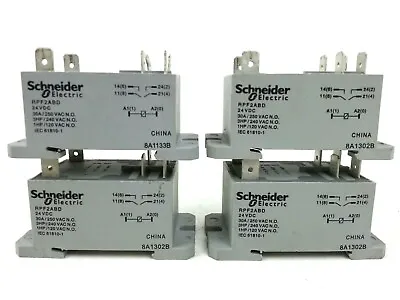 Buy RPF2ABD Schneider Electric Power Relay (Lot Of 4) • 40.95$