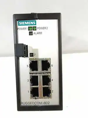 Buy SIEMENS RUGGEDCOM I802  MEDIA CONVERTER  6GK60082AS100UT0-ZA01 • 680$