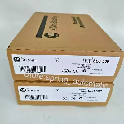 Buy New Allen Bradley 1746-NT4 Series A SLC 500 Thermocouple/mV Analog Input Module • 248$