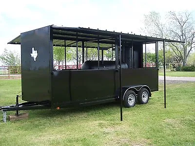 Buy NEW Reverse Flow BBQ Pit Reverse Flow Smoker Charcoal Grill Concession Trailer • 17,999$