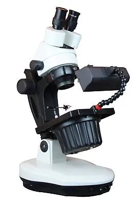 Buy Radical Gem Testing Gemology Darkfield 7-100x Zoom Stereo Microscope Dual Light • 764.10$