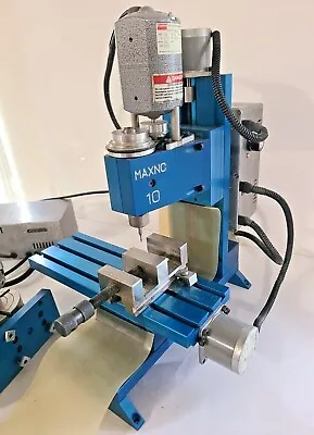 Buy Maxnc 10 CNC Ready Mini Mill Milling Machine With 4th Axis And Power Supply • 1,500$