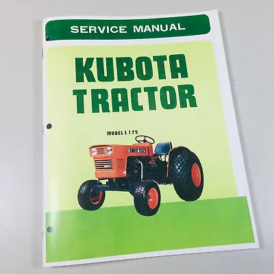 Buy Kubota L175 Tractor Service Repair Manual Technical Shop Book Overhaul • 22.97$